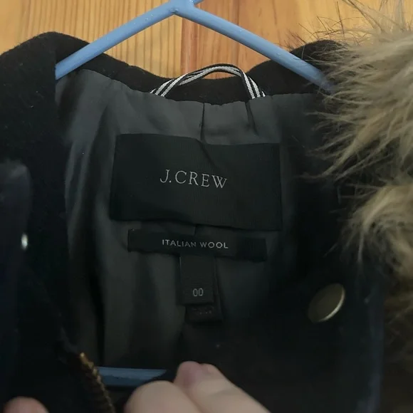 J.Crew Chateau Parka Italian Stadium Cloth Wool in Black - Picture 3 of 7